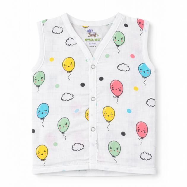 Muslin Co-ord Set  - Balloon Clouds