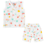 Muslin Co-ord Set - Happy Hearts Garden