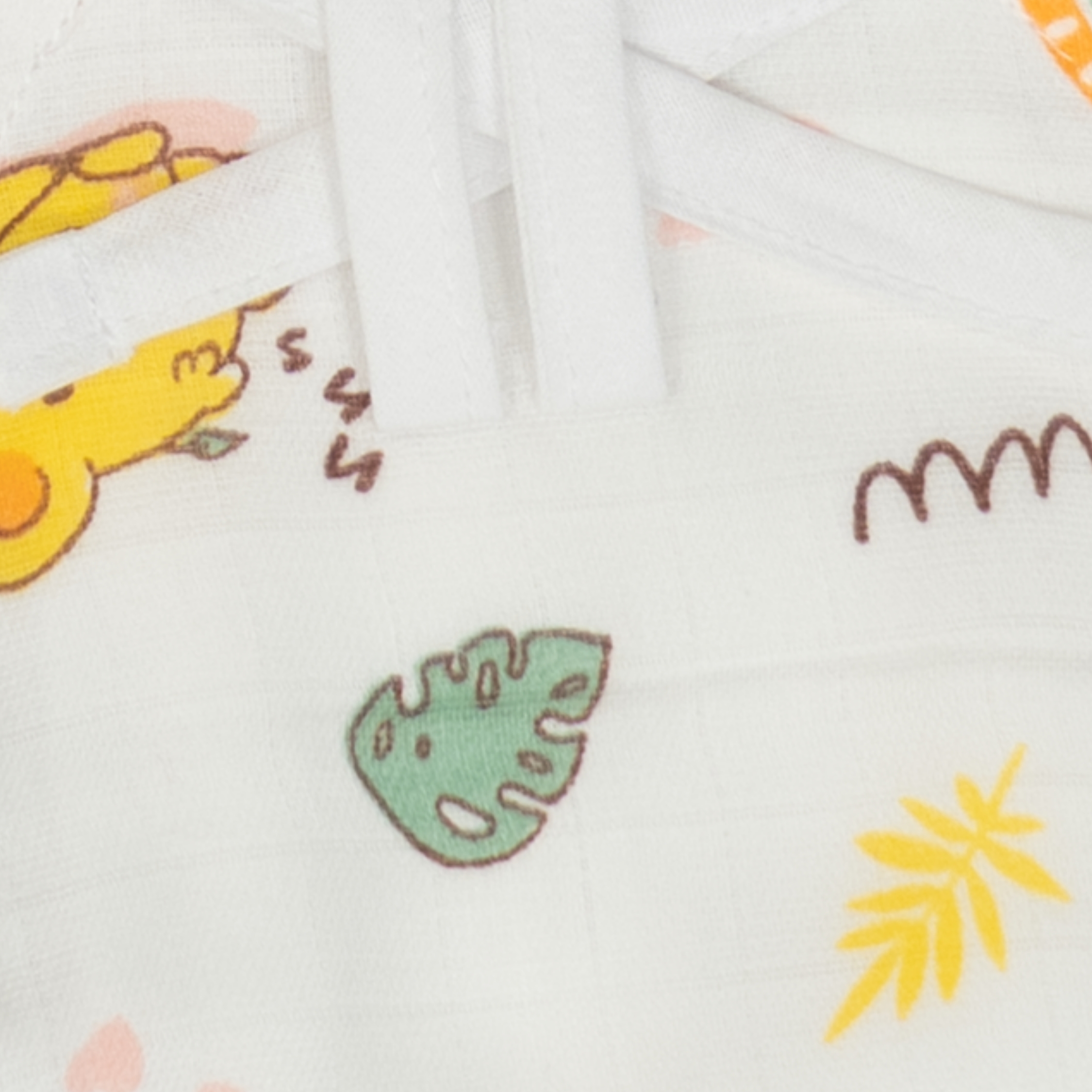 Muslin Cloth Nappy - Elephant Rainbow Dreams - Image 4