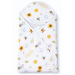 Muslin Hooded Bath Towel - Honey Bee Meadow
