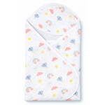Muslin Hooded Bath Towel - Rainbow Sky Dreams