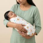 Muslin Swaddle - Balloon Bear