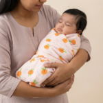 Muslin Swaddle - Peach