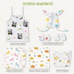 muslin newborn essential kit boys