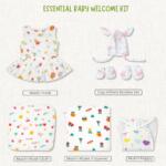 muslin baby welcome kit girls