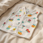 muslin button jabla dragon fly