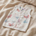 muslin button jabla butterfly