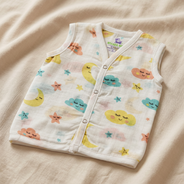muslin button jabla dreamy clouds