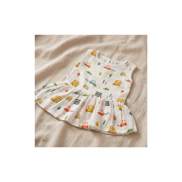 muslin frock bus